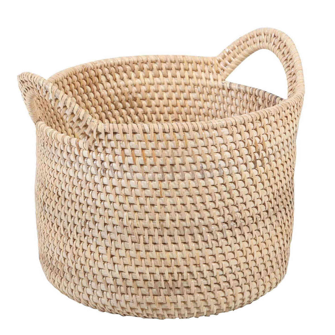 Rattan Korb Elie Natur mit Henkel