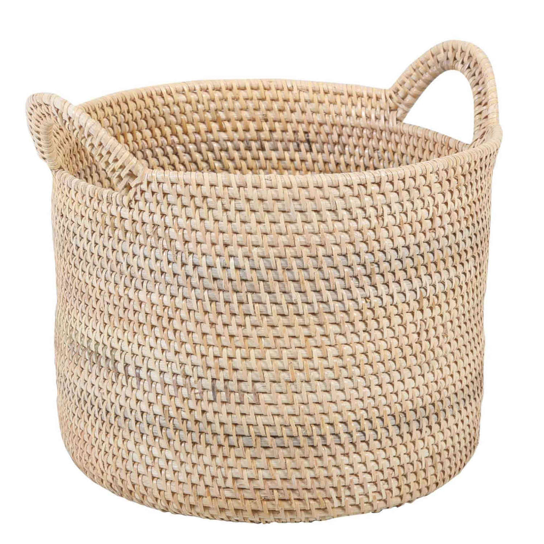 Rattan Korb Elie Natur mit Henkel