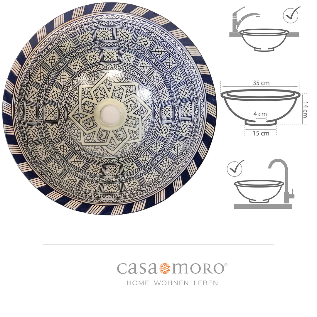 Aufsatzwaschbecken Rund