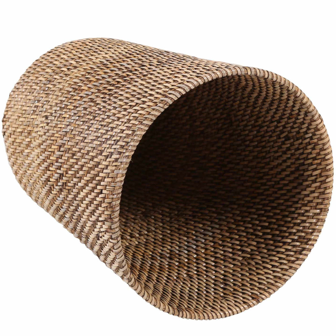 Papierkorb aus Rattan Nila Light Braun