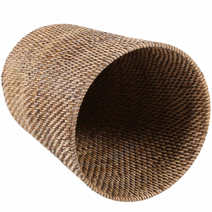 Papierkorb aus Rattan Nila Light Braun