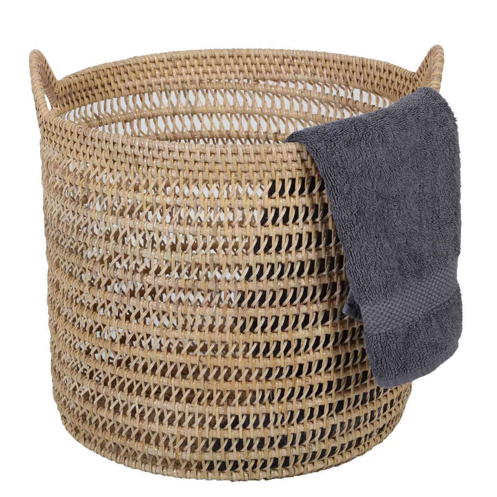 Rattan Korb Eda Natur mit Henkel