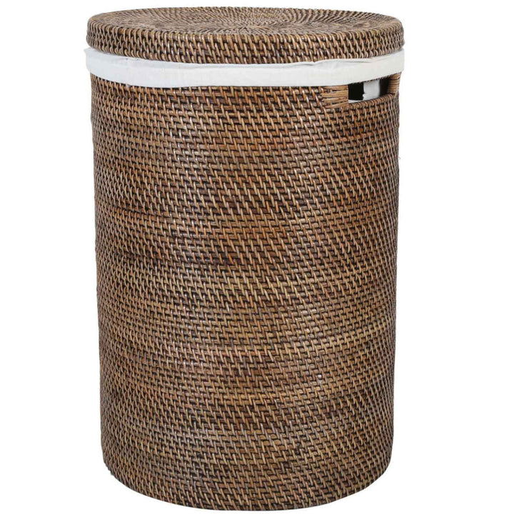 Rattan Wäschekorb Cleo Braun