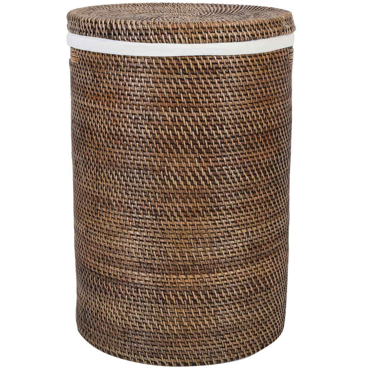 Rattan Wäschekorb Cleo Braun