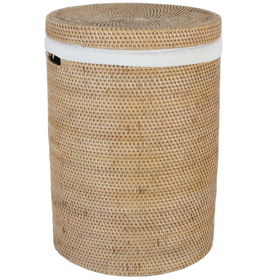 Rattan Wäschekorb Cleo Natur