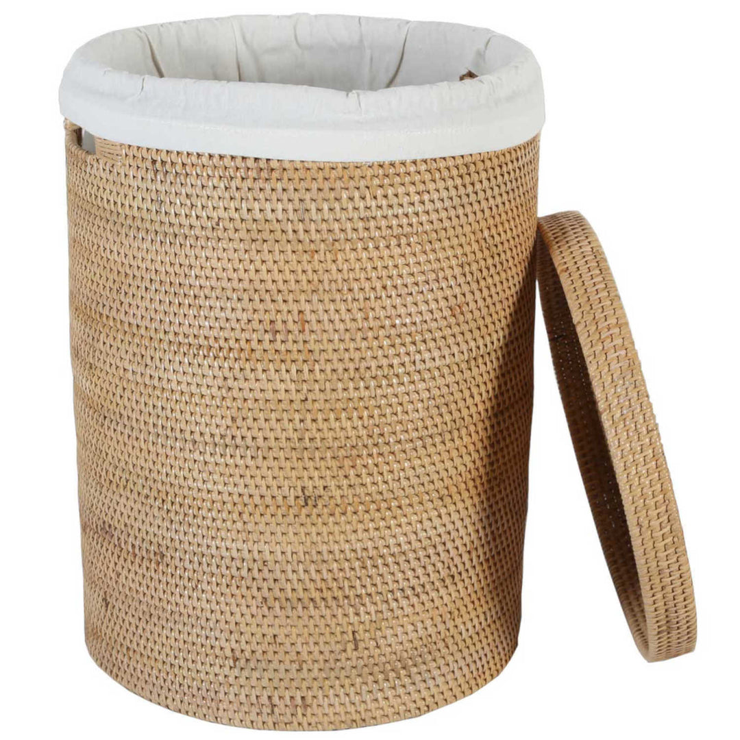 Rattan Wäschekorb Cleo Natur