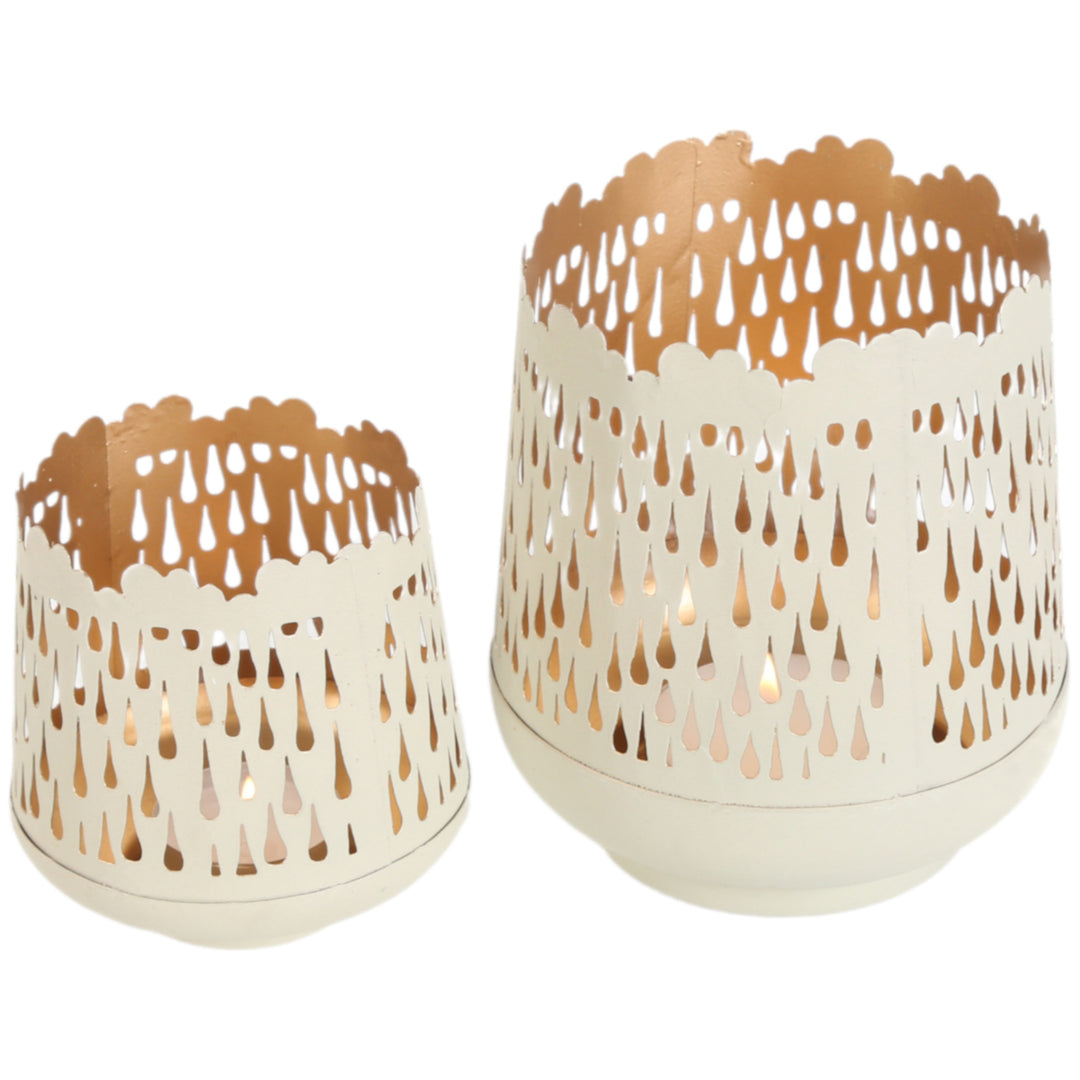2er Set Teelichthalter Tino