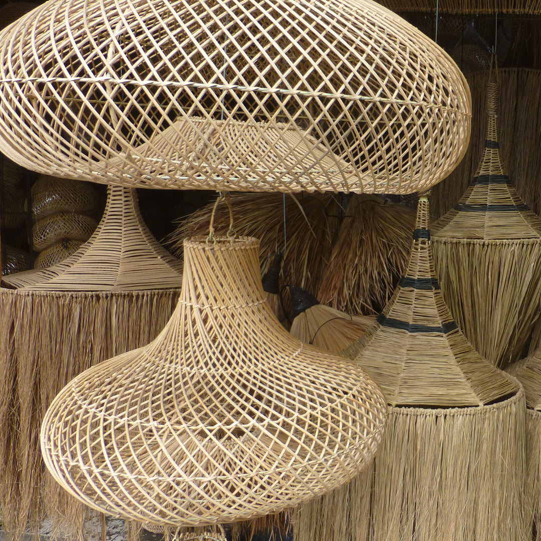 Rattan Lampe Nora