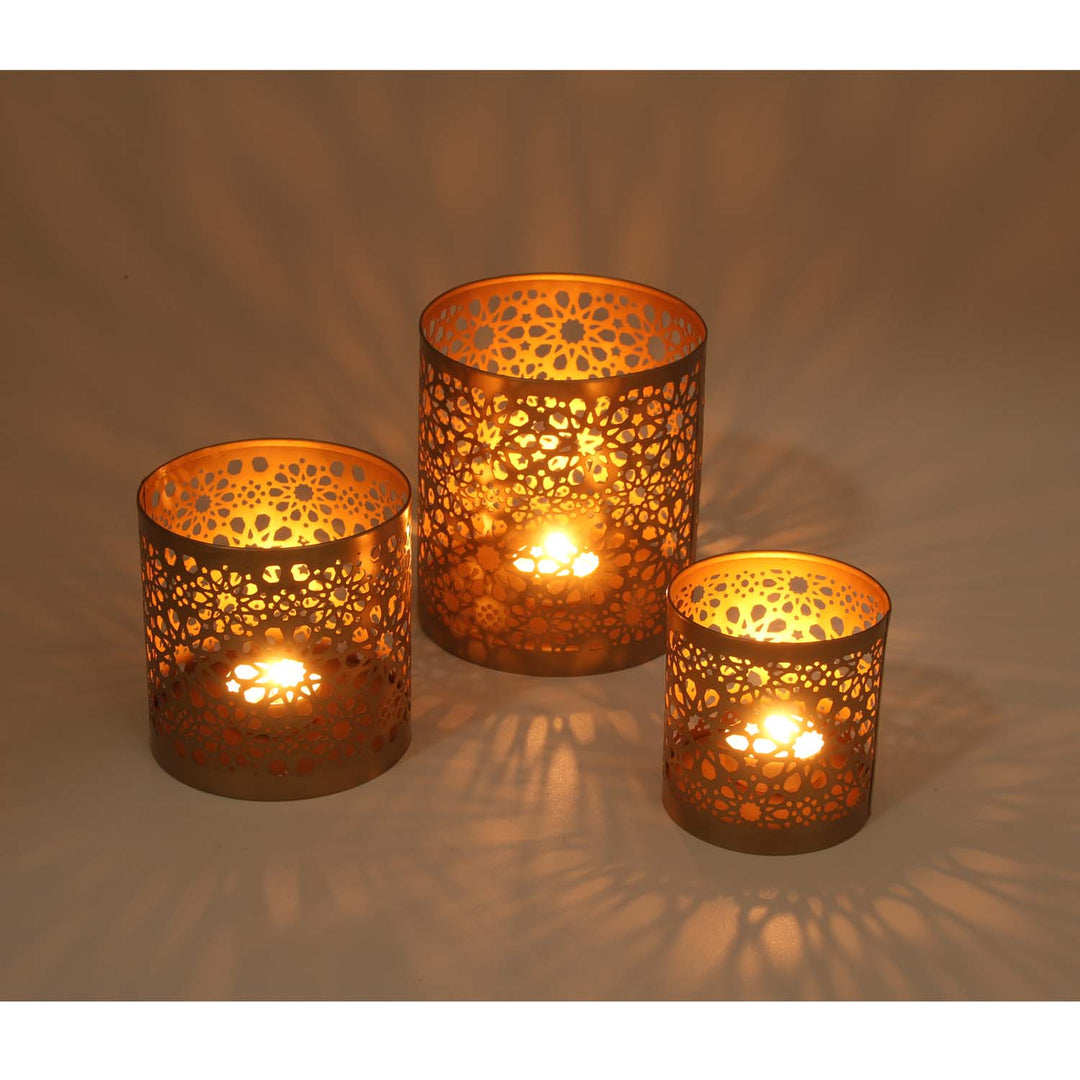 Orientalisches Windlicht Navin 3er Set