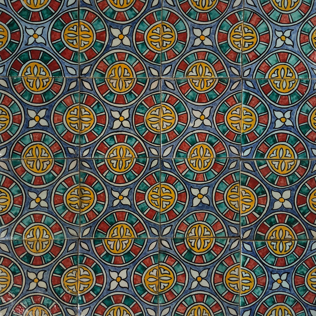 Handbemalte Fliese Habil