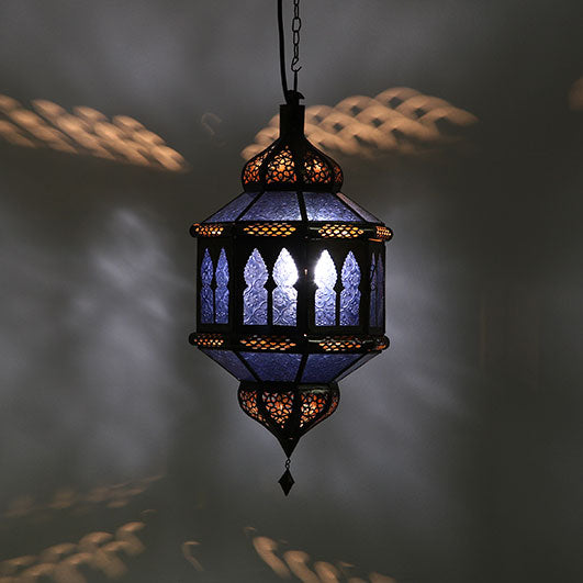 Laterne Trombia Biban Blau