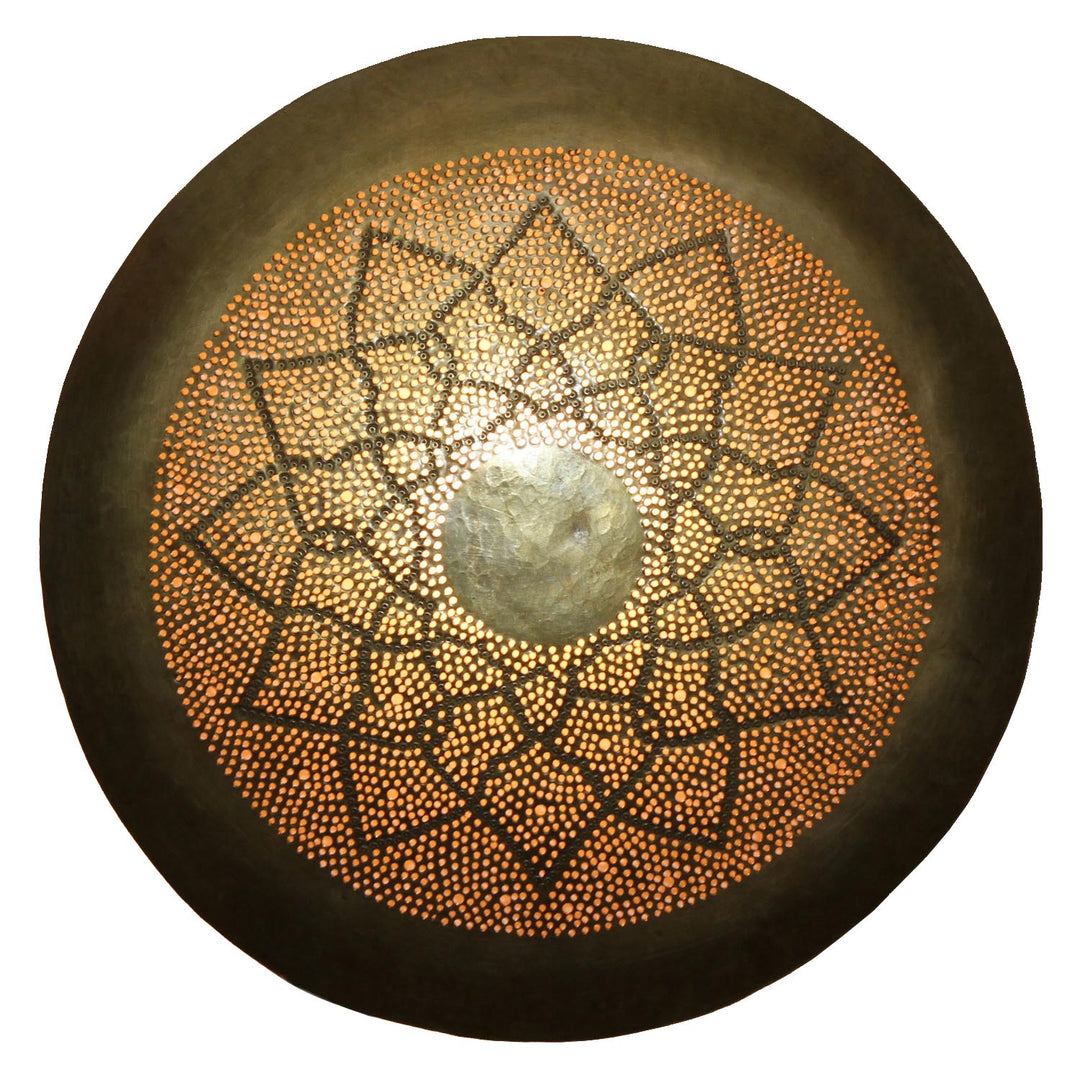 Messing-Wandlampe Aladdin