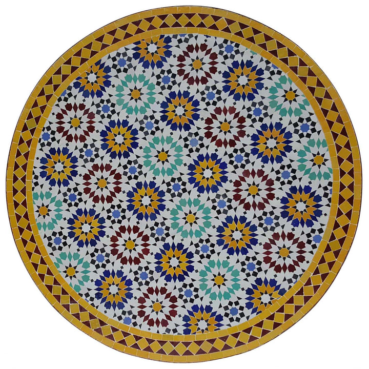 Mosaiktisch D100 Ankabut Gelb