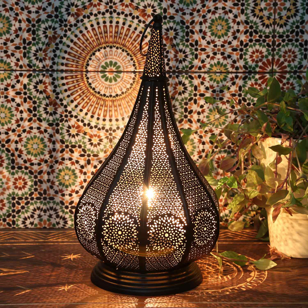 Orientalische Lampe Monza Schwarz