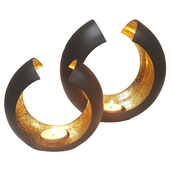 Orientalische Windlichter Set Charu L & M