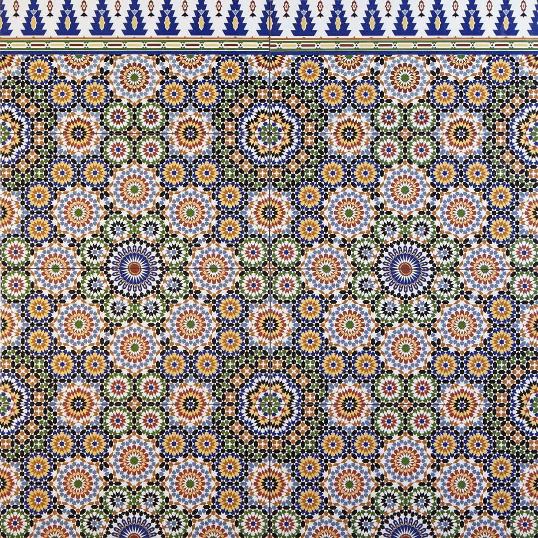 Orientalische Fliesen-Bordüre Tamaris