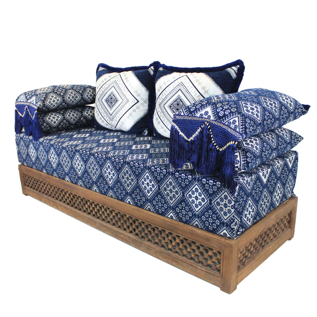 Orientalisches Sofa Oman Blau 25 - Gestell