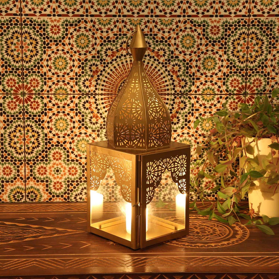 Orientalisches Windlicht Modena Gold M