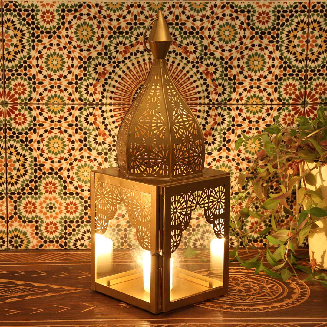 Orientalisches Windlicht Modena Gold M