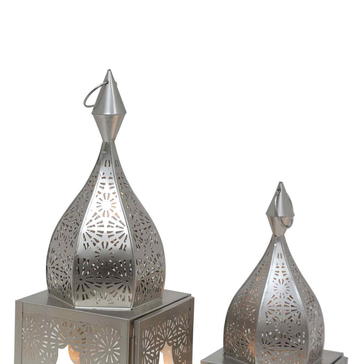 Orientalisches Windlicht Modena Silber L&M