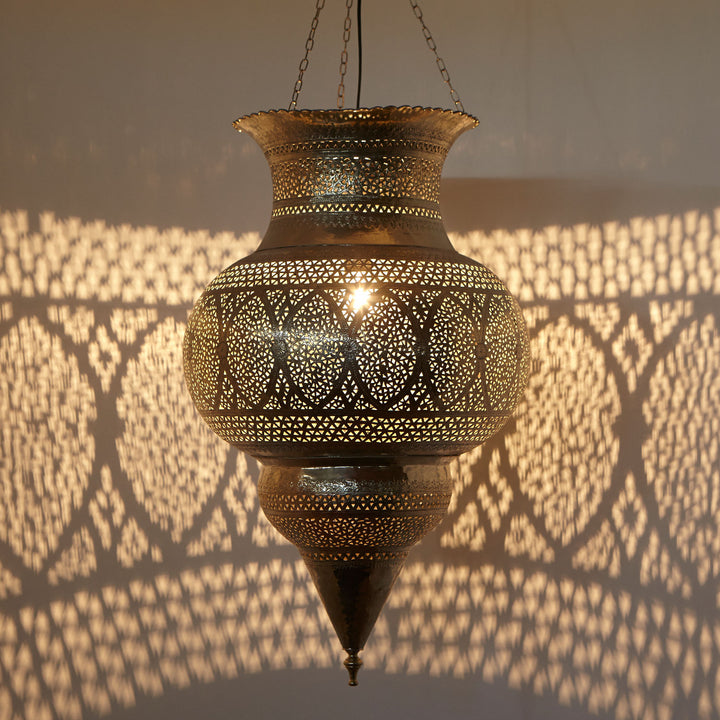 Orientalische Silberlampe Aleyna