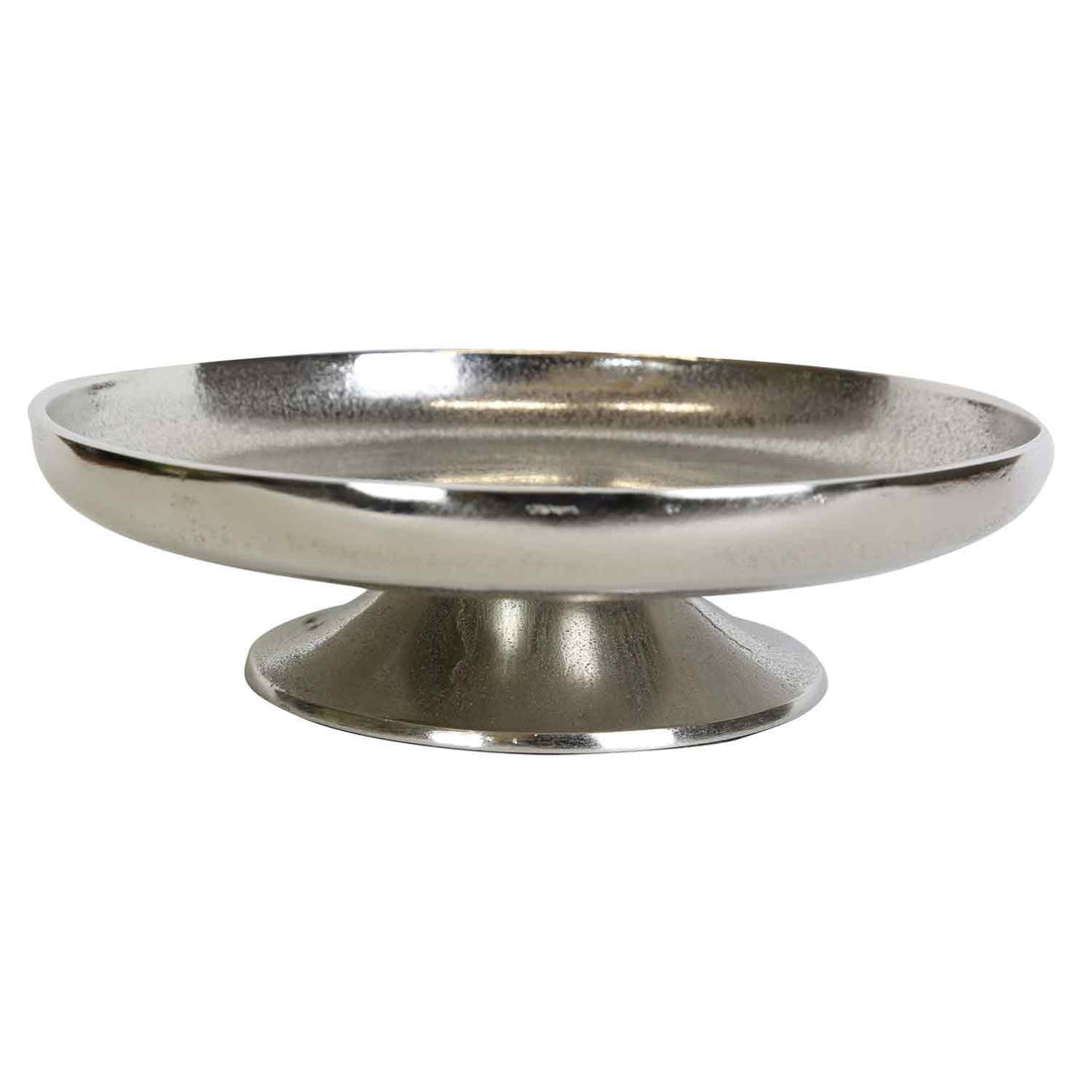 Tortenplatte Livorno L Silber mit Fuß