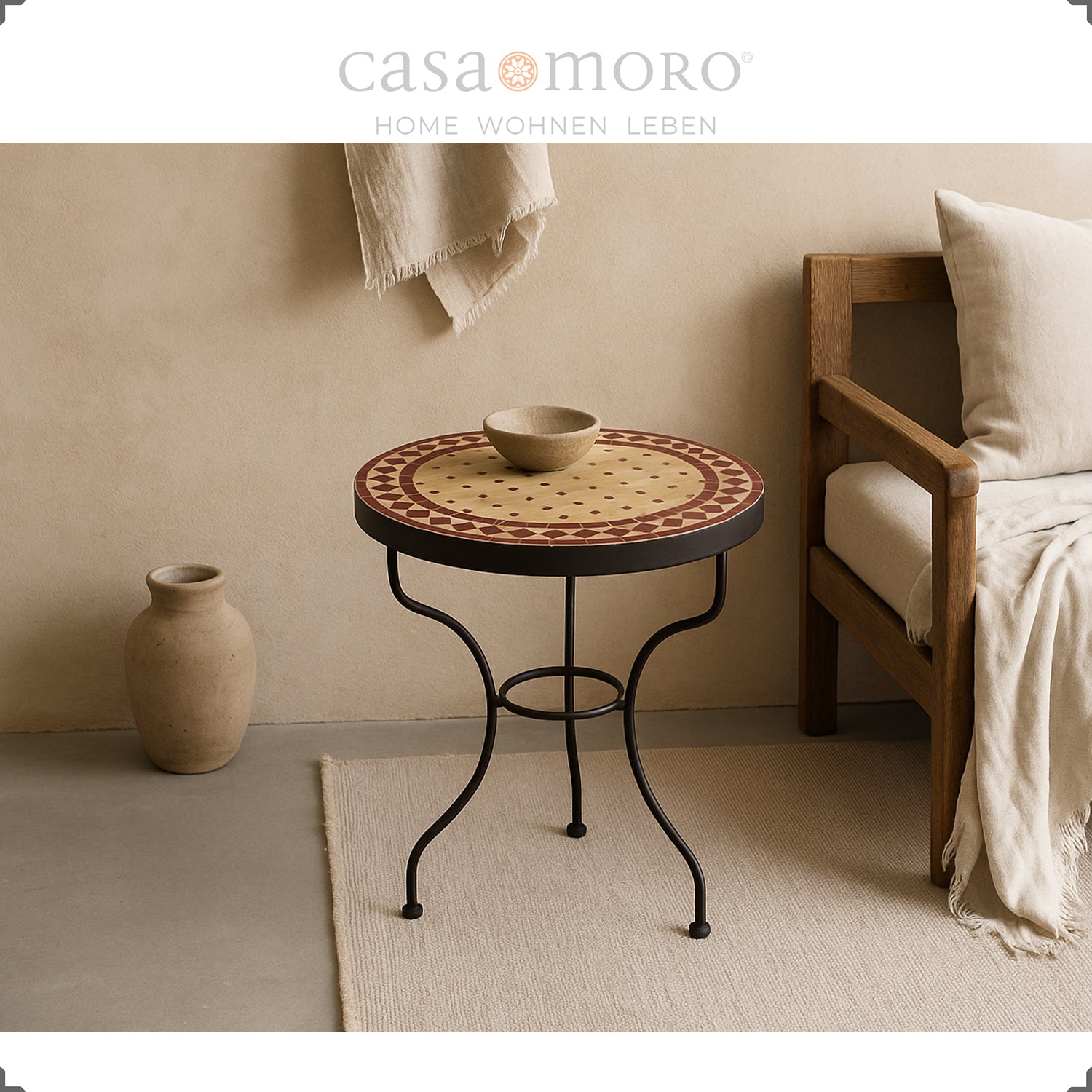 Beistelltisch, Ablagetisch Schmal – CASA-MORO