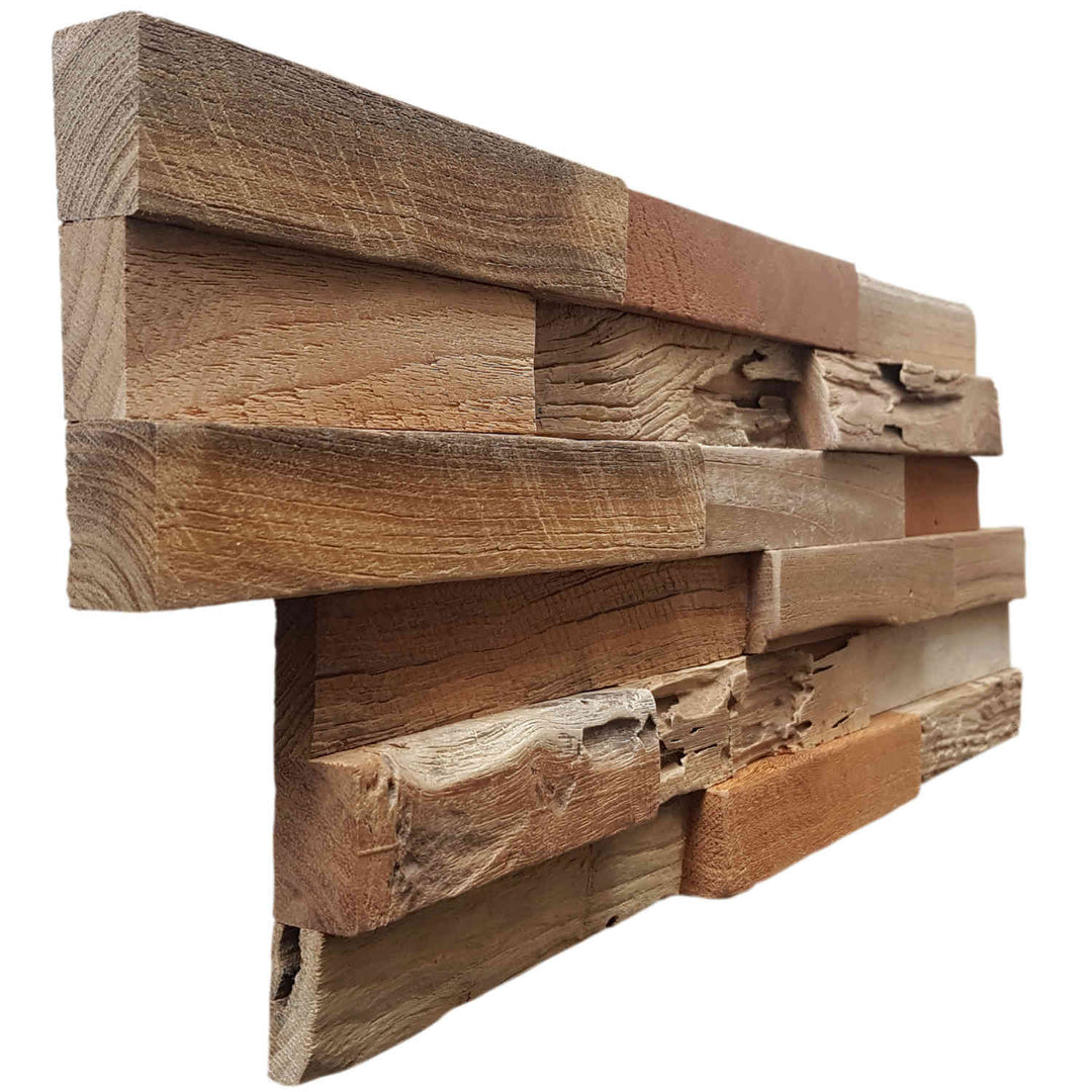 Holz Wandverkleidung Natural Coral