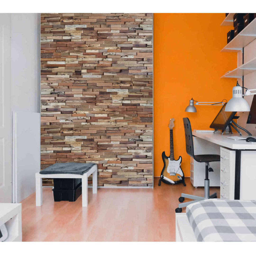 Holz Wandverkleidung Natural Coral