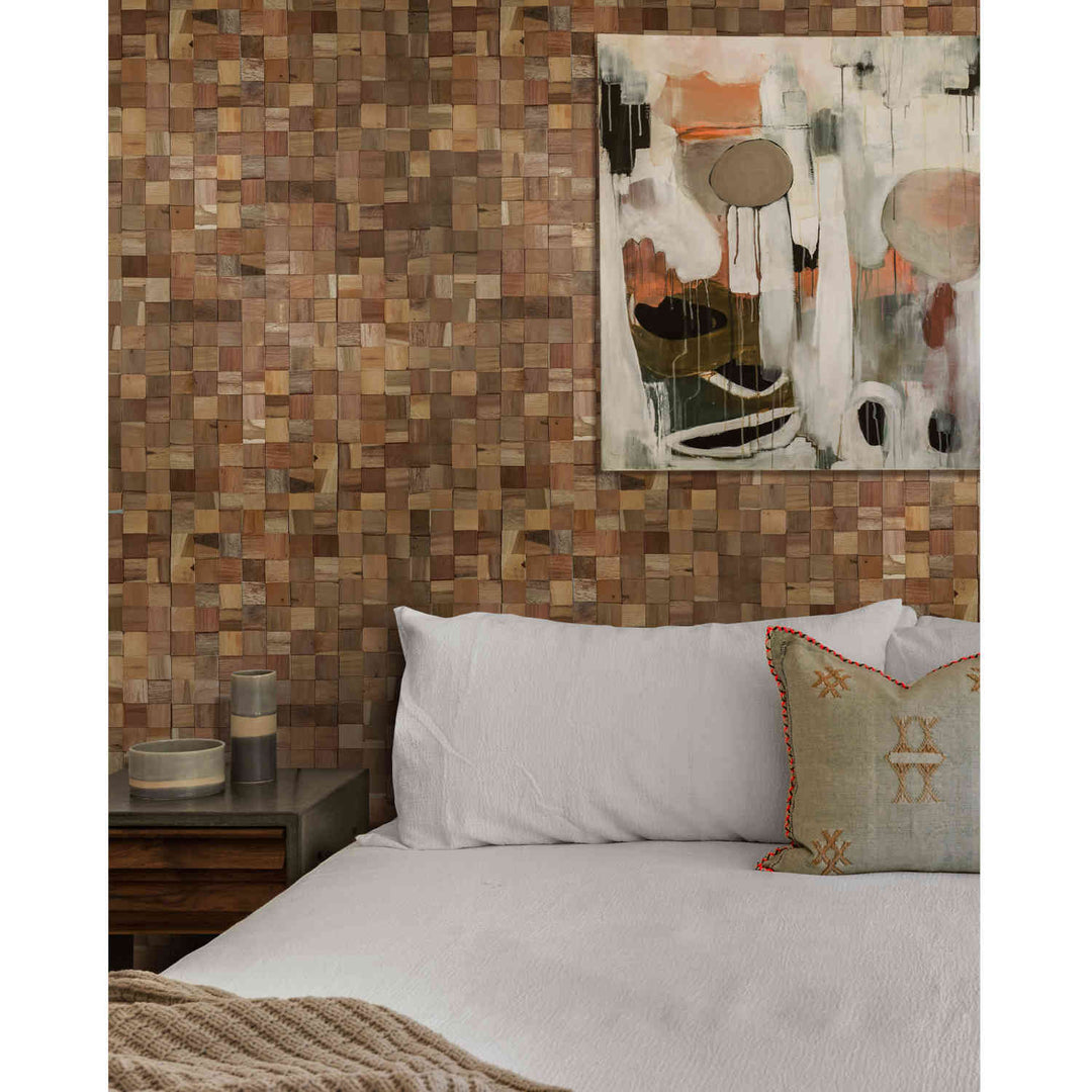 Holz Wandverkleidung Natural Cube