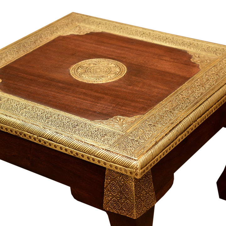 Orientalischer Opiumtisch Messing S
