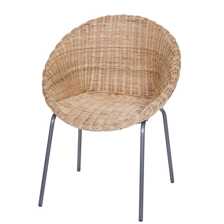 Ronde rotan fauteuil Cintra naturel