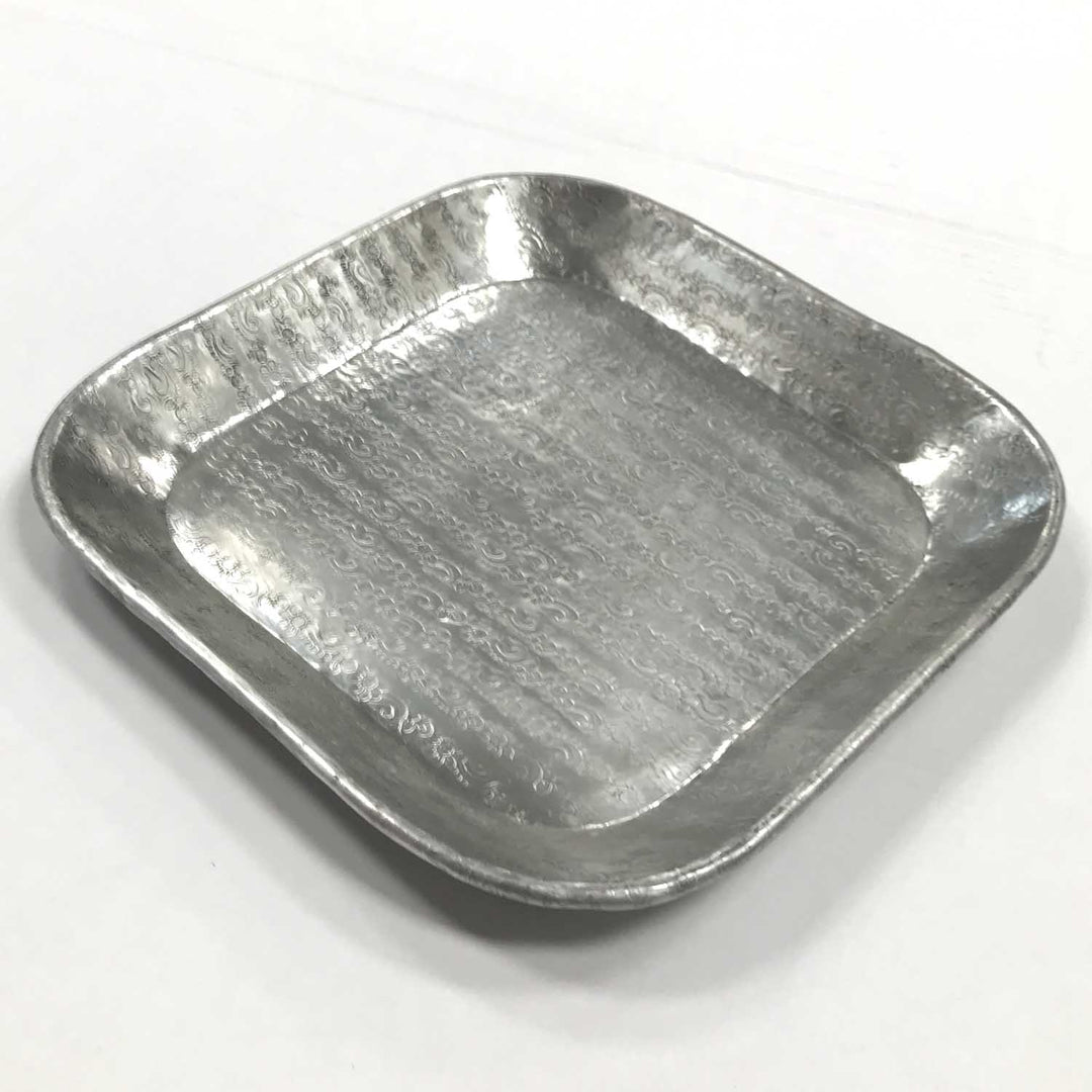 Orientalisches Tablett Prisma Silber