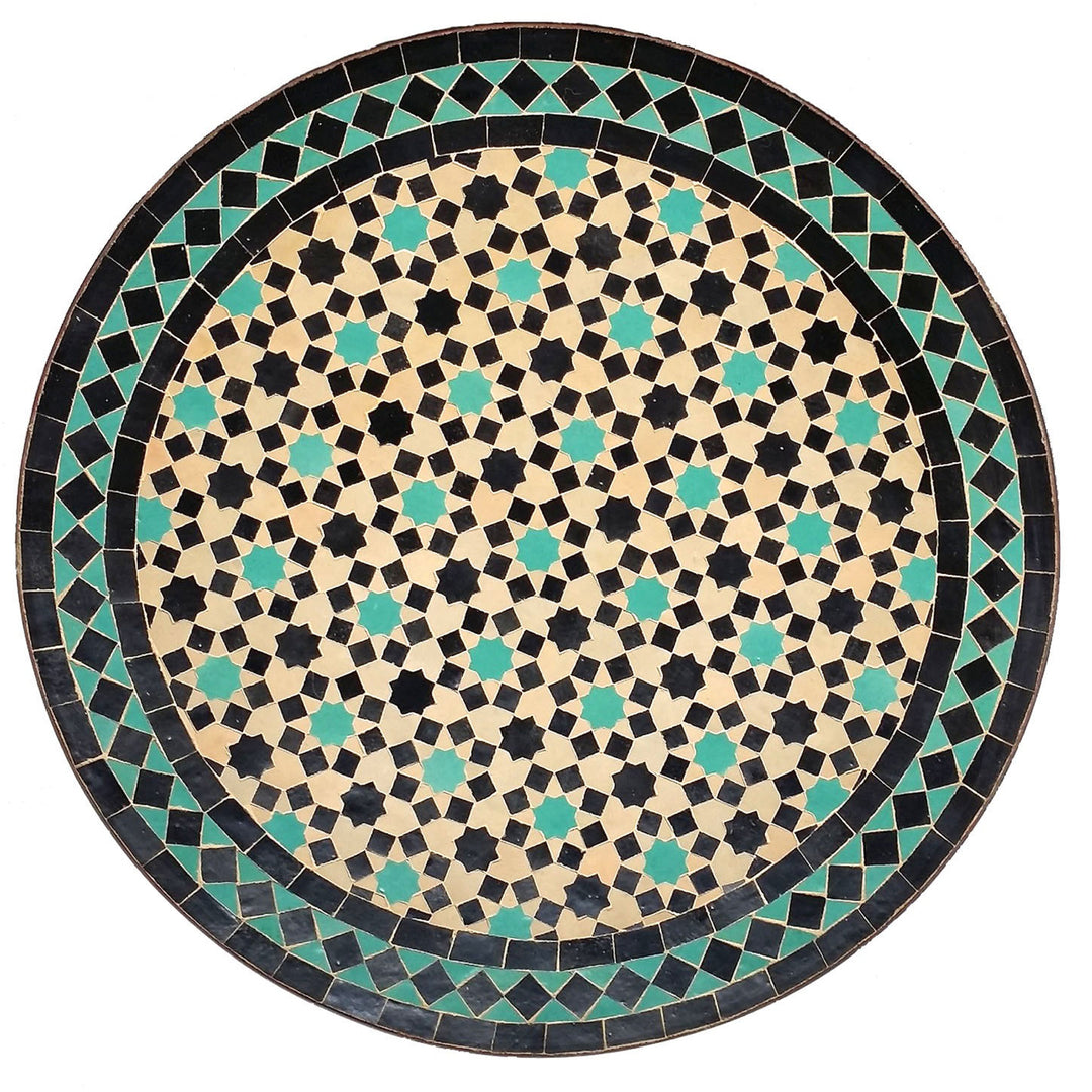Terrassentisch Ø 60 cm, Mosaiktisch – CASA-MORO