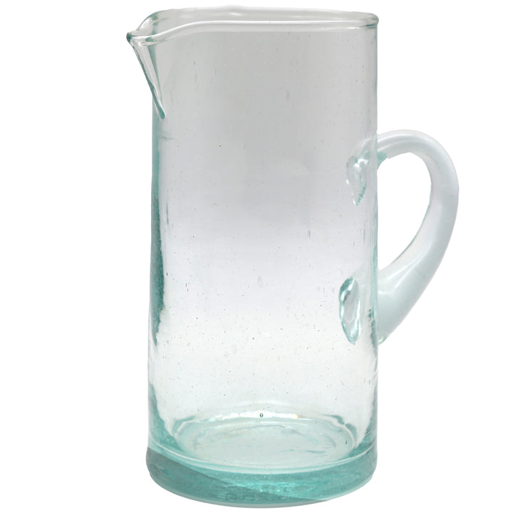 Karaf van transparant glas met handvat – mondgeblazen en individueel