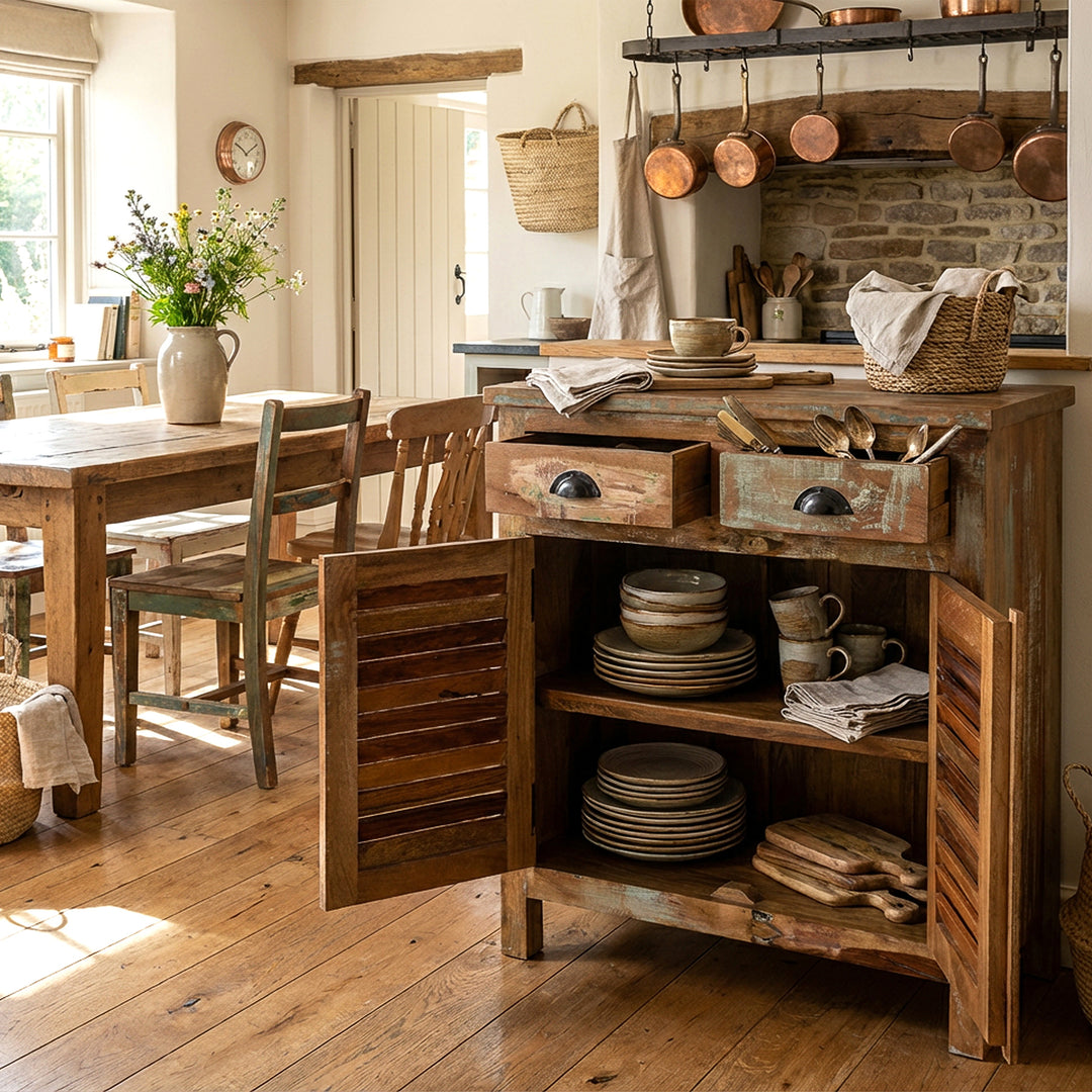 Highboard aus Massivholz – CASA-MORO