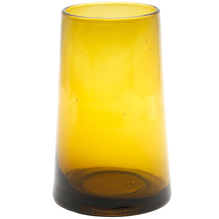 Longdrinkglazen van gerecycled glas – voor cocktails, ijsthee of aperitieven in warme kleuren