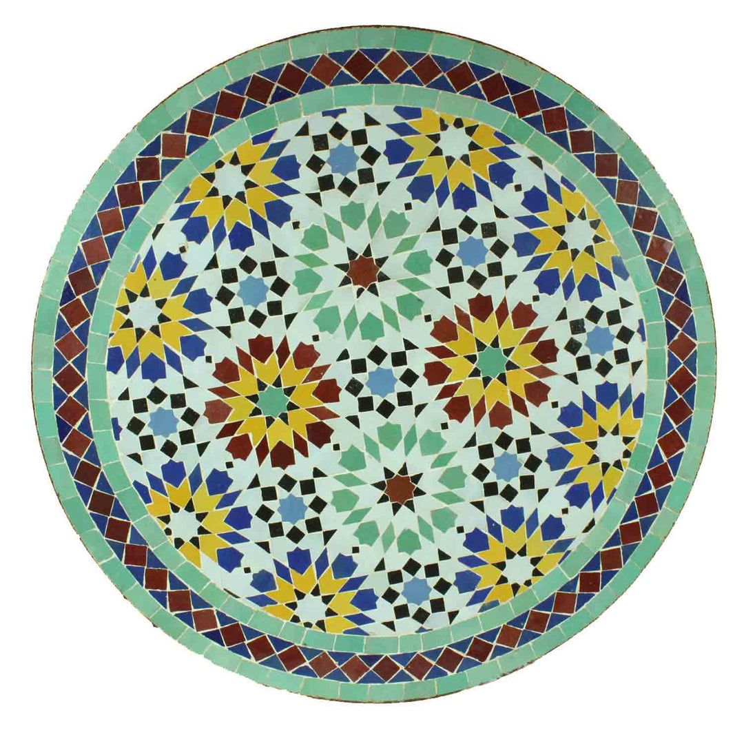 Mosaik Bistrotisch Rund 70 cm – CASA-MORO