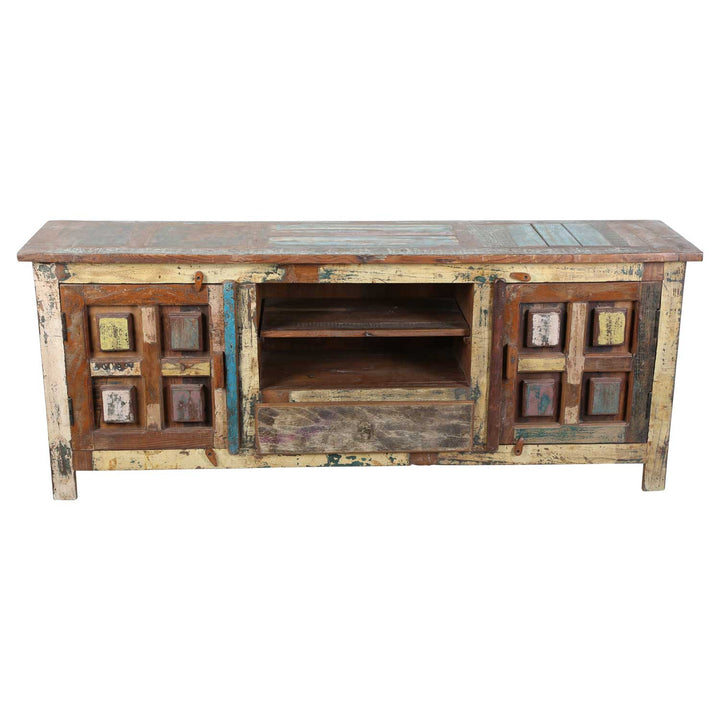 Oriental TV chest of drawers Shabby Chic