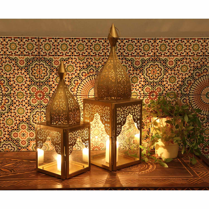 Orientalisches Windlicht Modena Gold L&M