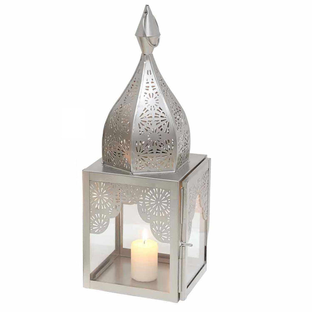 Oriental lantern Modena silver M