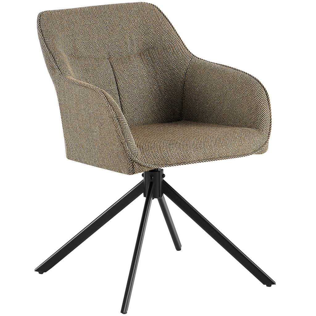 CASA-MORO Swivel Upholstered Chair - detail view