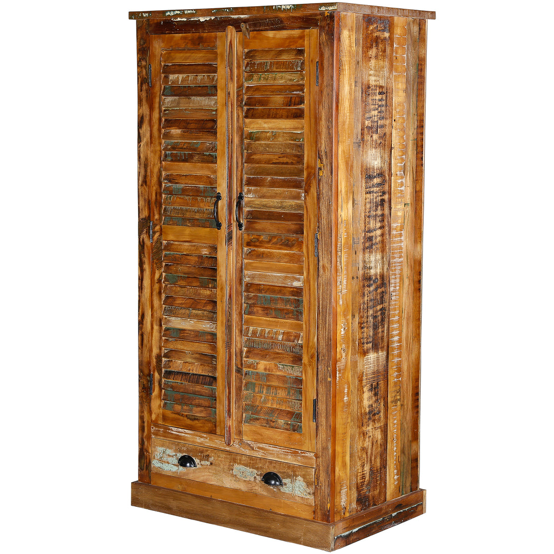 Massivholz Kleiderschrank – 180 cm hoch – CASA-MORO