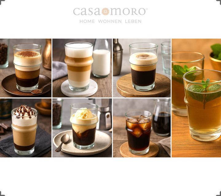Kaffee Gläser Set
